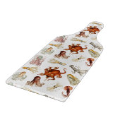 水彩タコ頭足類海動物 カッティングボード (角)