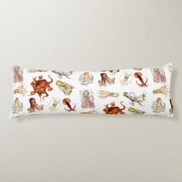 水彩タコ頭足類海動物 ボディピロー