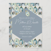 水彩タマゴガイ 招待状 (正面/裏面)