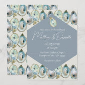 水彩タマゴガイ 招待状 (正面/裏面)