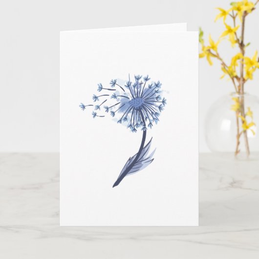 水彩タンデロン カード (黄色い花)