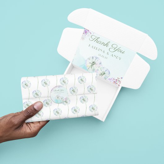 水彩タンポポティッシュペーパー 薄葉紙