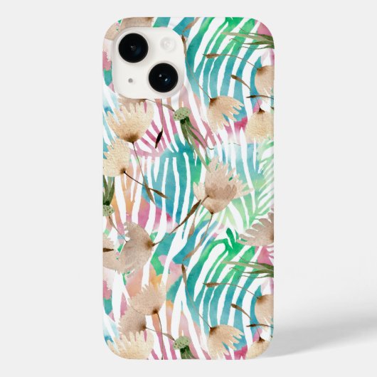水彩タンポポ模様 Case-Mate iPhoneケース (裏面)