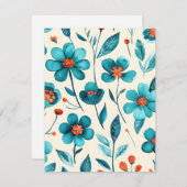 水彩タンポポ シーズンカード (正面/裏面)