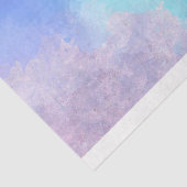 水彩ターコイズパープルデコップバックグラウンド 薄葉紙 (詳細)