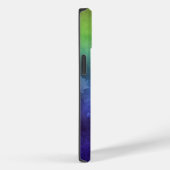 水彩ターコイズ紫の緑カスタマイズ可能 Case-Mate iPhoneケース (裏面 / 右)