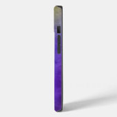 水彩ターコイズ紫の緑カスタマイズ可能 Case-Mate iPhoneケース (裏面 / 左)