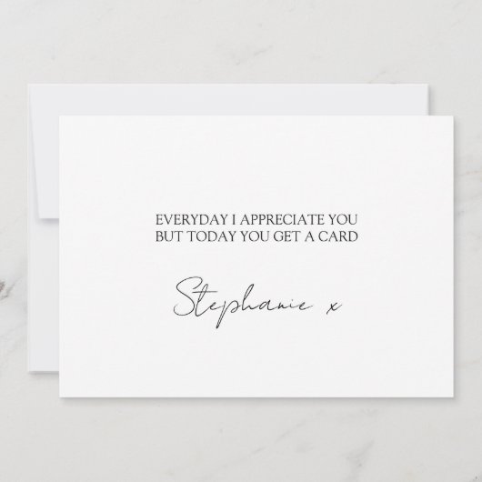 水彩タータンチェック格子柄ピンクオレンジ模様 サンキューカード (裏面)