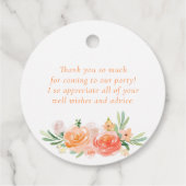 水彩ダシュントと桃の花ありがとう フェイバータグ (裏面)