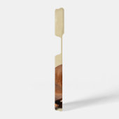 水彩ダシュンドドッグペット iPhoneケース (右側面)