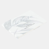 水彩ダスティブルーユーカリ葉ズ ゲストブック (コーナー)