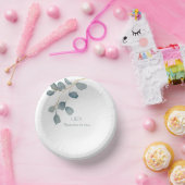 水彩ダスティブルー結婚ズテーマ ペーパーボウル (パーティー)