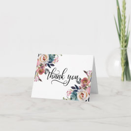 水彩ダスティーローズ ブライダル ウェディング 感謝