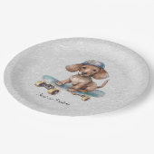 水彩ダックスント紙プレート ペーパープレート (アングル)