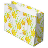 水彩ダッフォジルパターン ラージペーパーバッグ (裏面アングル)