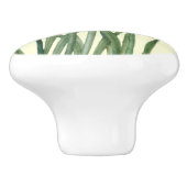 水彩ダッフォジルフラワーフローラアートモノグラムト セラミックノブ (側面)