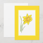 水彩ダッフォジル ノートカード (正面/裏面)