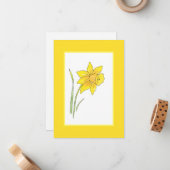 水彩ダッフォジル ノートカード (正面/裏面インサイチュ)