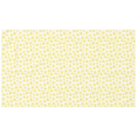 水彩ダフォディルディツィーフローラ テーブルクロス (正面(横))