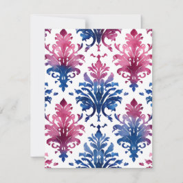 水彩ダマスク シーズンカード