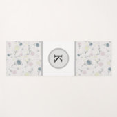 水彩ダリアヨガマット ヨガマット (正面(横))