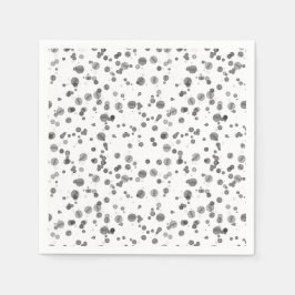 水彩ダルマチアスポットパターン スタンダードカクテルナプキン