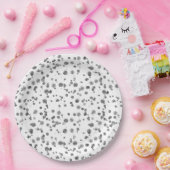 水彩ダルマチアスポットパターン ペーパープレート (パーティー)