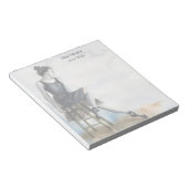 水彩ダンサメモ帳パーソナライズBallerina ノートパッド (アングル)