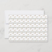 水彩ダービーパーティージョッキーズ競馬 出欠カード (裏面)