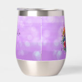 水彩チェロと花のパーソナライズ (右面)