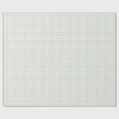 水彩チノイスリーブルーとピンクジンジャージャー ラッピングペーパー (フラット)