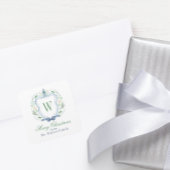 水彩チノワセリージンジャージャーブモノグラムクレスト スクエアシール