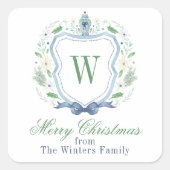 水彩チノワセリージンジャージャーブモノグラムクレスト スクエアシール (正面)