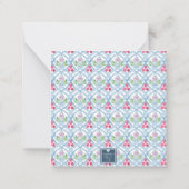 水彩チノワセリージンジャージャーブモノグラムクレスト ノートカード (裏面)