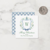 水彩チノワセリージンジャージャーブモノグラムクレスト ノートカード (正面/裏面インサイチュ)