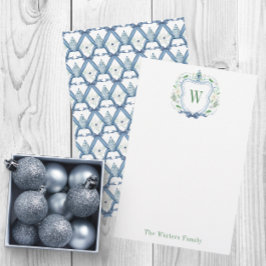 水彩チノワセリージンジャージャーブモノグラムクレスト 便箋