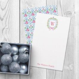 水彩チノワセリージンジャージャーブモノグラムクレスト 便箋