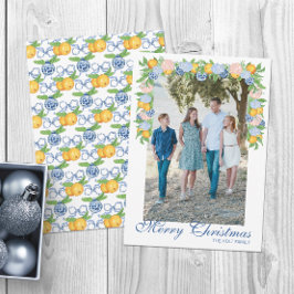 水彩チノワセリーマンダリンガーランド写真 シーズンカード