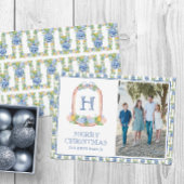 水彩チノワセリーマンダリンモノグラムクレスト シーズンカード