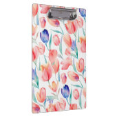 水彩チューリップパターンクリップボード クリップボード (右)