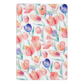 水彩チューリップパターンミニクリップボード ミニクリップボード (裏面)