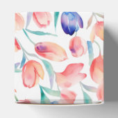 水彩チューリップパターン優先ボックス フェイバーボックス (上部)