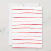 水彩チューリップ日付を保存 セーブザデート (裏面)