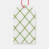 水彩チューリップ春花ハッピーバースデー ギフトタグ (裏面)