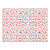 水彩チューリップ模様テーブルクロス テーブルクロス (正面(横))