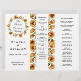 水彩チューリップ3重結婚式