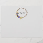 水彩チューリップ3重結婚式 (裏面)