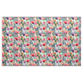 水彩チューリップ（ライト） ファブリック (ヤード)