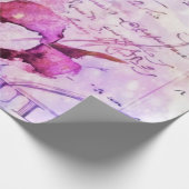 水彩チューリップ ラッピングペーパー (角)