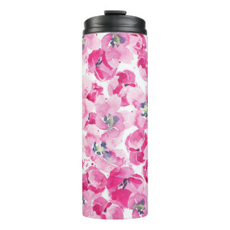 水彩チューリップ：手書きカードデザイン タンブラー